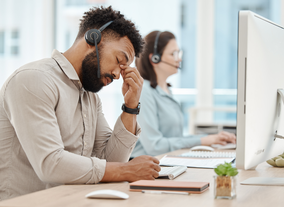 Man at computer