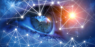 Abstract image of visibility and CX monitoring