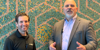 Kurt Dahlstrand, Senior Director of Strategy and Solution Engineering at Hammer together with Bob Labilerte at Enterprise Connect 2025