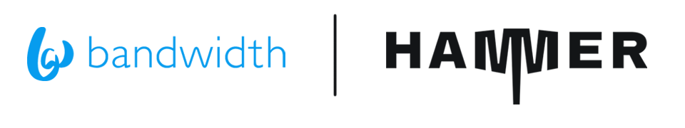 This Hammer webinar is cohosted with Bandwidth