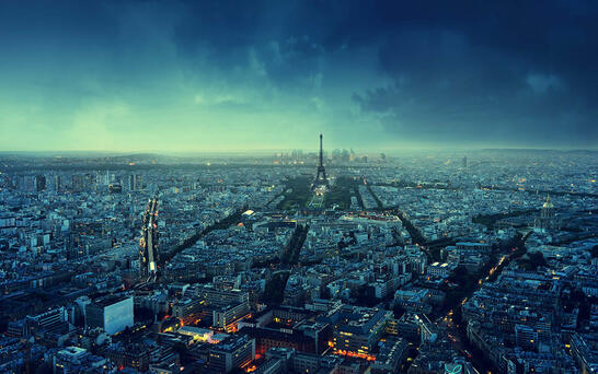 Paris skyline