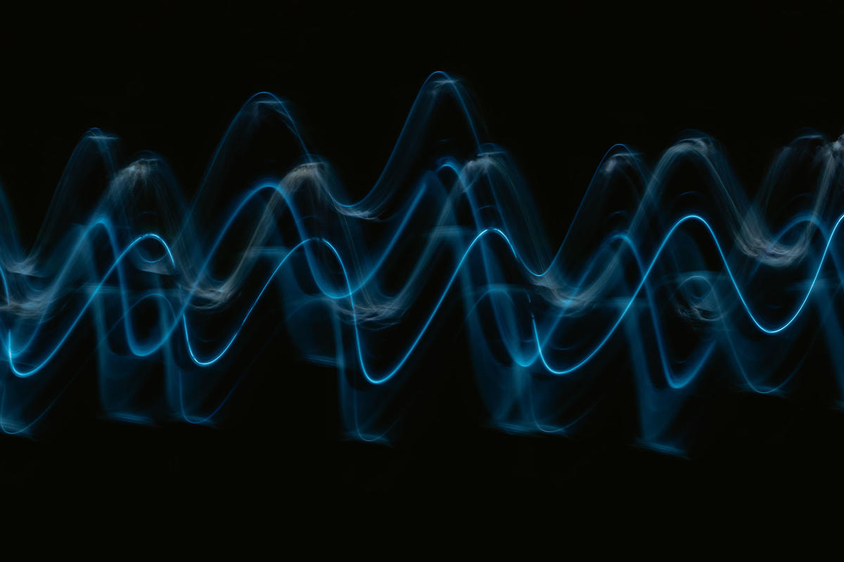 Abstract lines showing stress test and validation of QoE