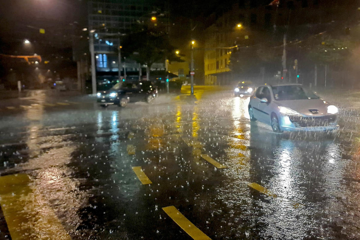 Inclement weather, torrential rain and flooding in the city