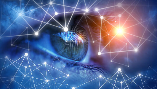 Abstract image of visibility and CX monitoring