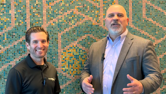 Kurt Dahlstrand, Senior Director of Strategy and Solution Engineering at Hammer together with Bob Labilerte at Enterprise Connect 2025